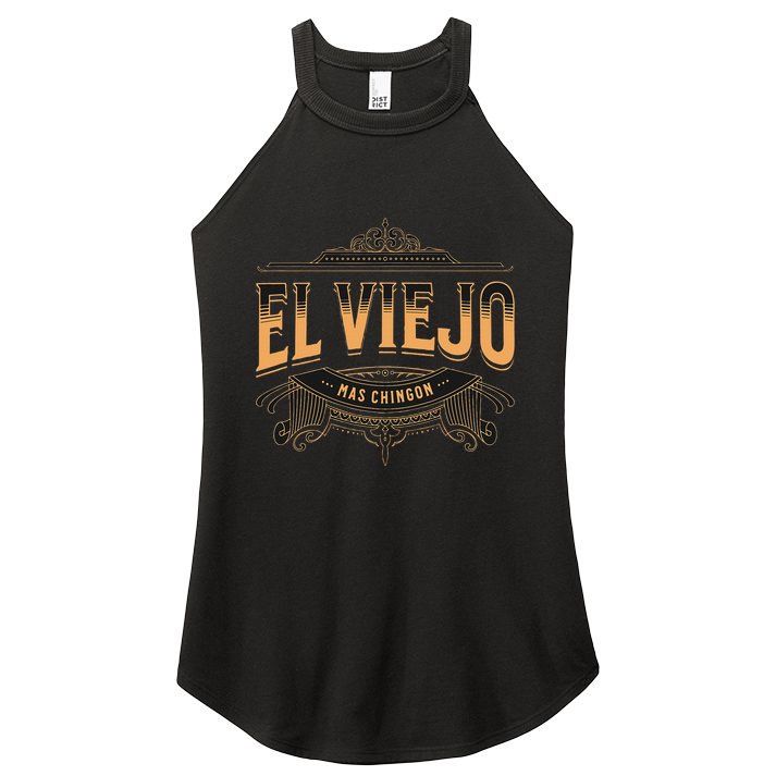 El Viejo Mas Chingon Women's Perfect Tri Rocker Tank