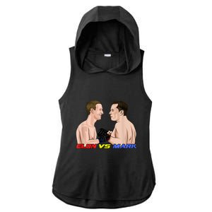 Elon Vs Mark Ladies PosiCharge Tri-Blend Wicking Draft Hoodie Tank