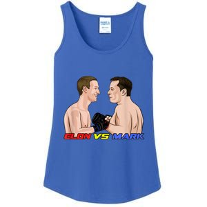 Elon Vs Mark Ladies Essential Tank