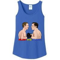 Elon Vs Mark Ladies Essential Tank