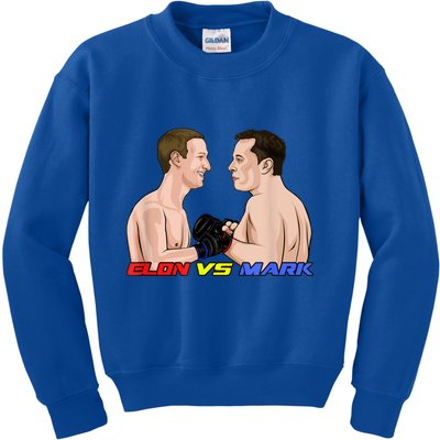 Elon Vs Mark Kids Sweatshirt