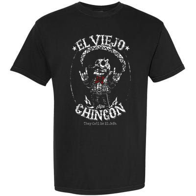 El Viejo Mas Chingon Cinco De Mayo Mexican Garment-Dyed Heavyweight T-Shirt