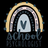 Every Voice Matters Rainbow Psych School Psychologist Funny Gift City Backpack