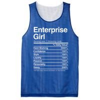 Enterprise Vintage Nutrition Facts Home Roots Info Gift Mesh Reversible Basketball Jersey Tank