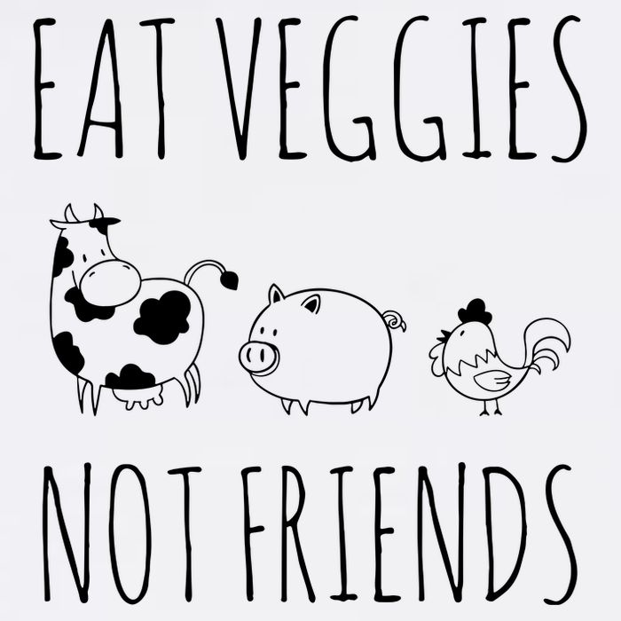 Eat Veggies Not Friends Vegan Vegetarian Bucket Hat