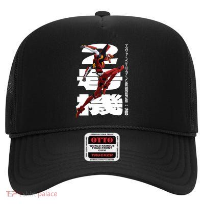 Evangelion Variety Of Items For Manga Lovers High Crown Mesh Back Trucker Hat