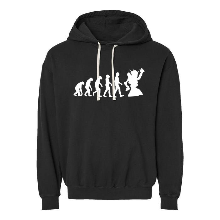 Evolution A Robot Garment-Dyed Fleece Hoodie