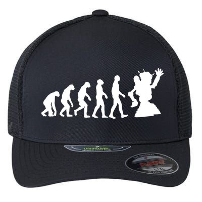 Evolution A Robot Flexfit Unipanel Trucker Cap