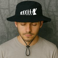 Evolution A Robot Bucket Hat
