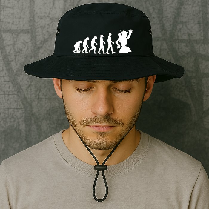 Evolution A Robot Bucket Hat