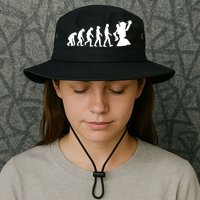 Evolution A Robot Bucket Hat