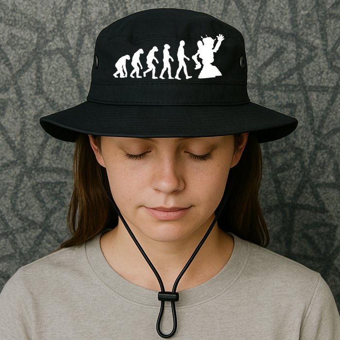 Evolution A Robot Bucket Hat