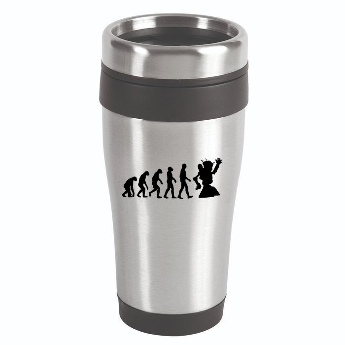 Evolution A Robot 16oz Travel Tumbler