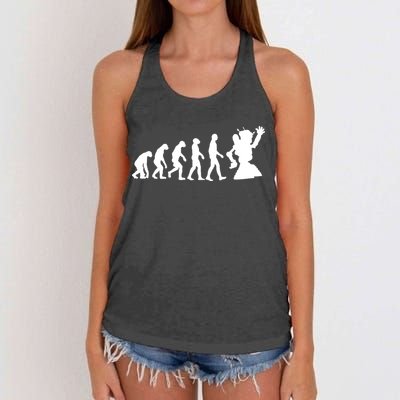 Evolution A Robot Women's Knotted Racerback Tank
