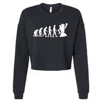 Evolution A Robot Cropped Pullover Crew