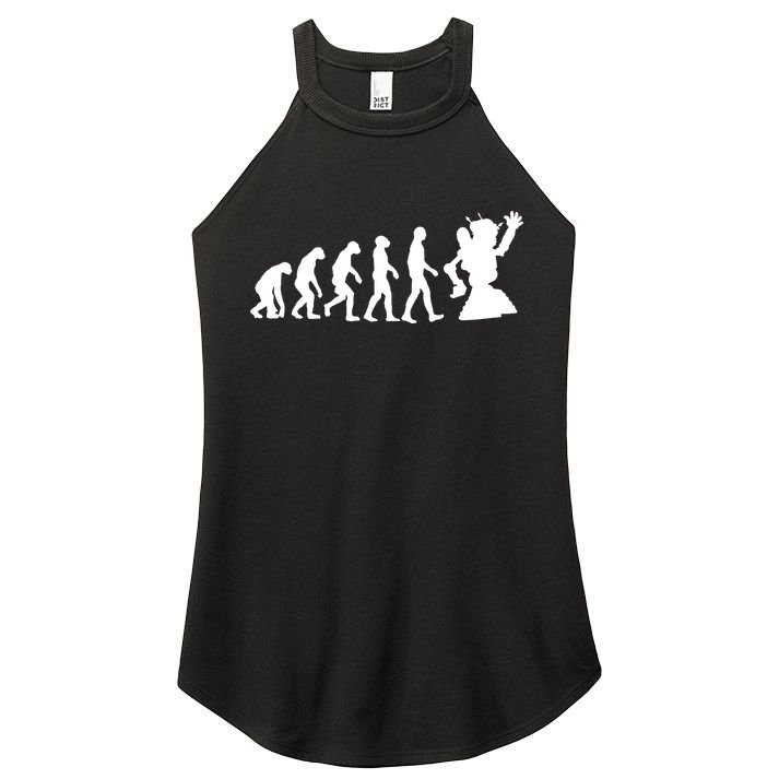 Evolution A Robot Women's Perfect Tri Rocker Tank