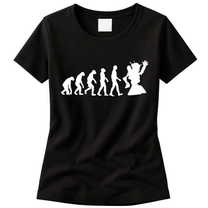 Evolution A Robot Womens T-Shirt