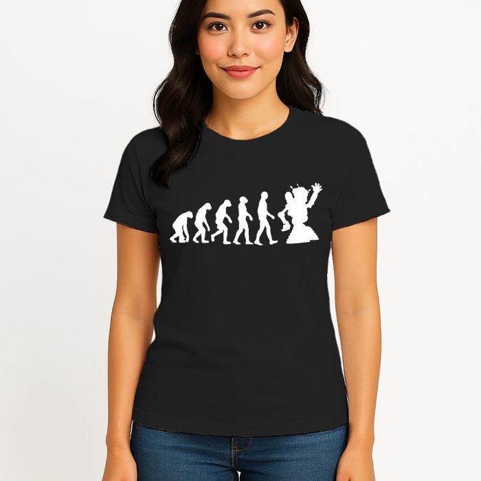 Evolution A Robot Womens T-Shirt