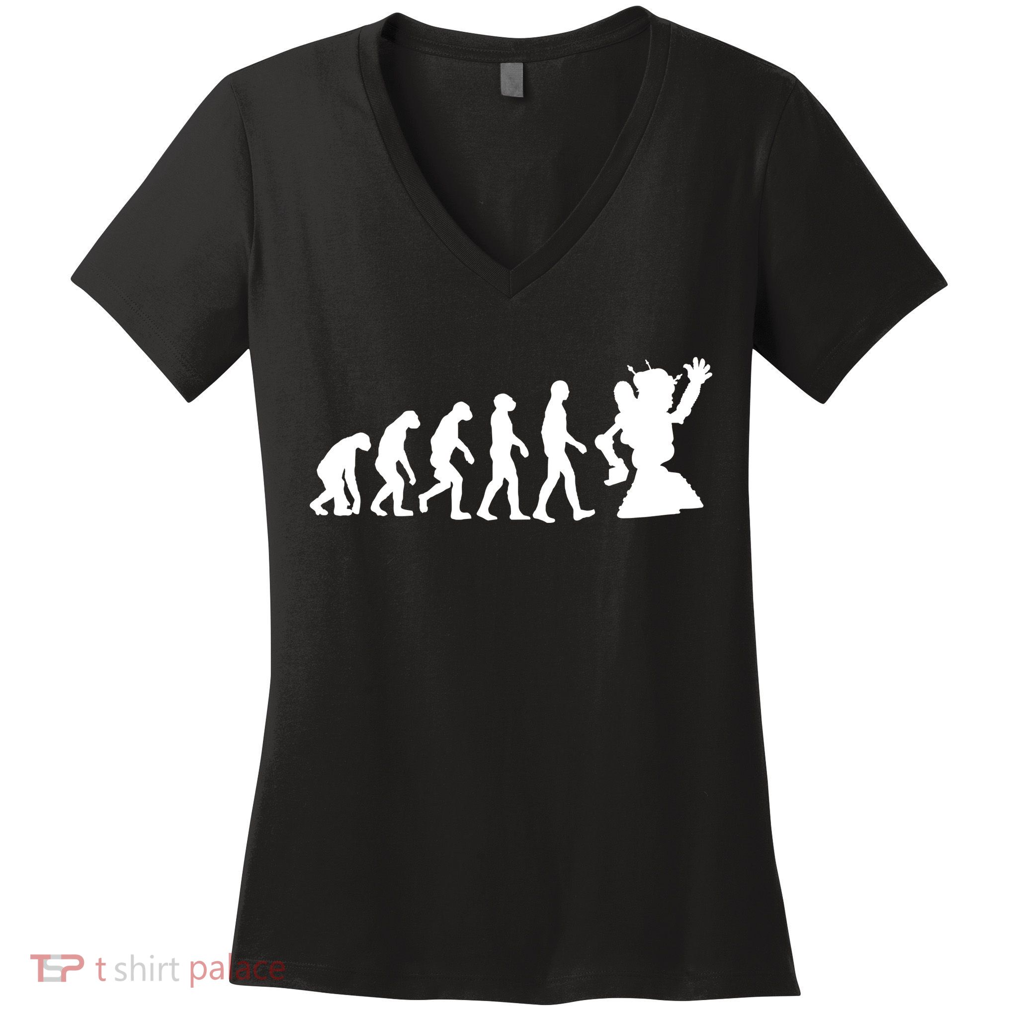 Evolution A Robot Women's V-Neck T-Shirt