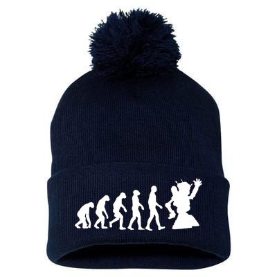 Evolution A Robot Pom Pom 12in Knit Beanie