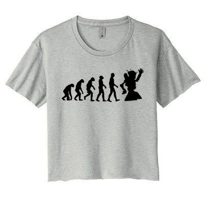 Evolution A Robot Women's Crop Top Tee