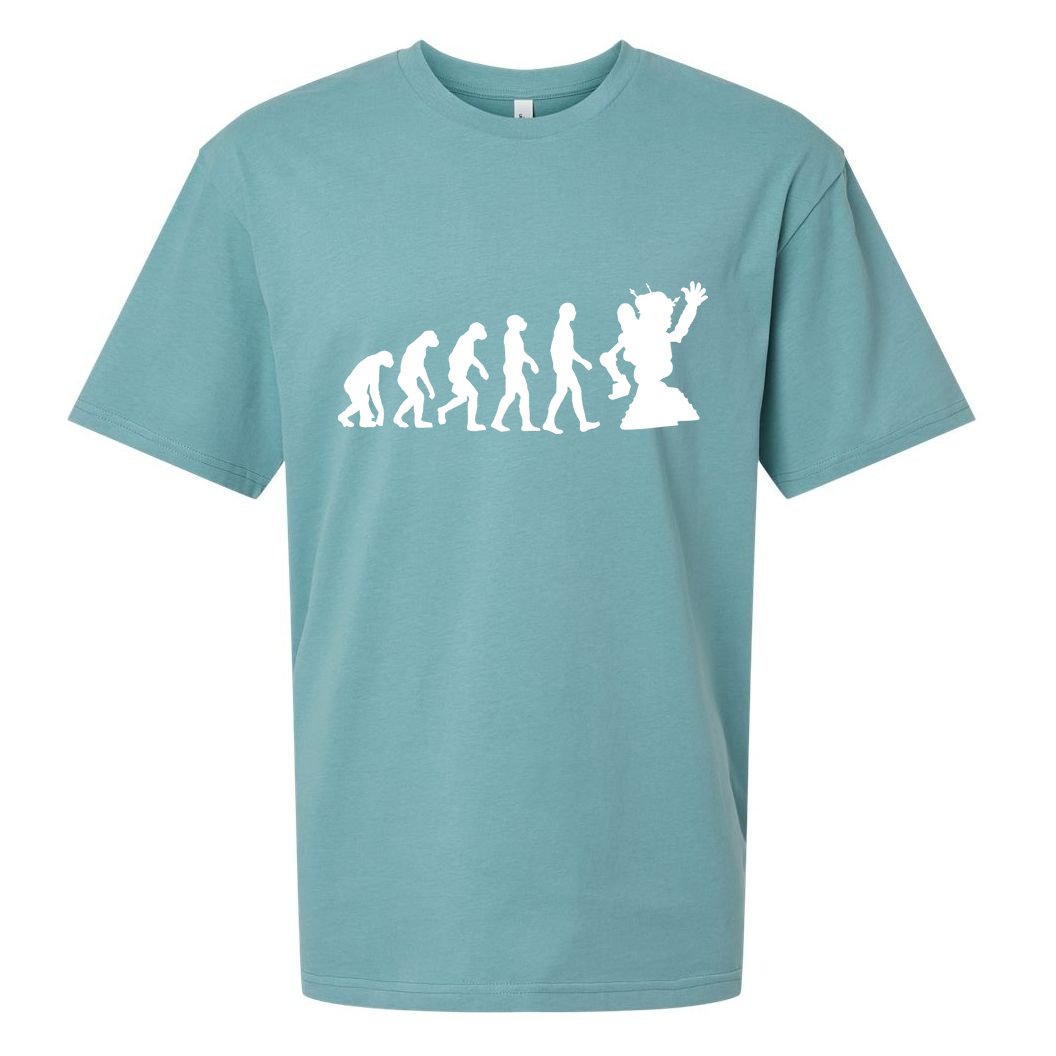 Evolution A Robot Sueded Cloud Jersey T-Shirt
