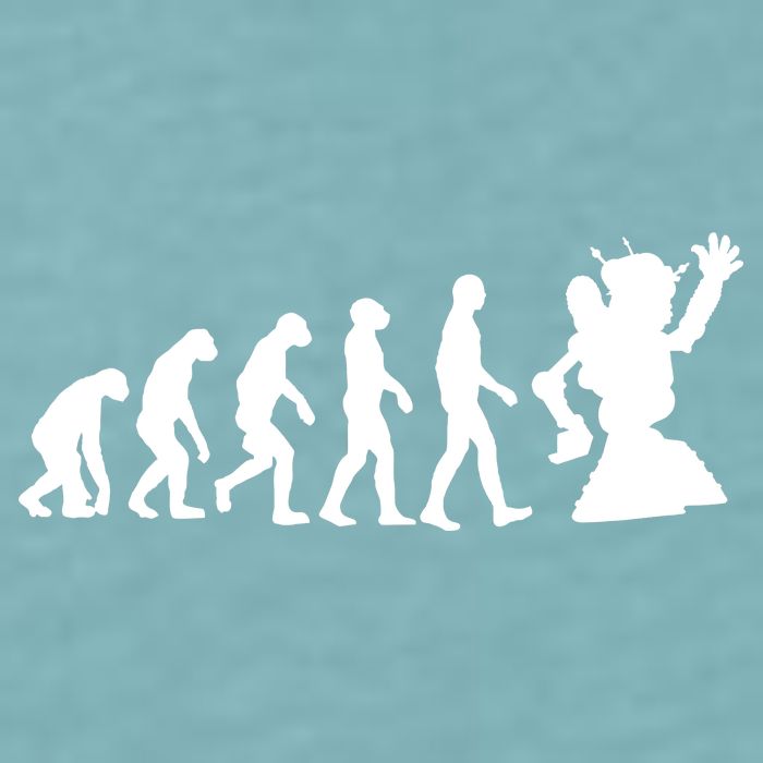 Evolution A Robot Sueded Cloud Jersey T-Shirt