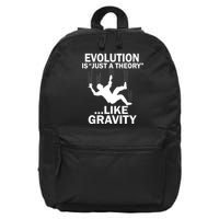 Evolution Is Just A Theory Like Gravity 16 in Basic Backpack