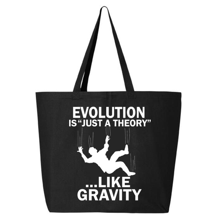 Evolution Is Just A Theory Like Gravity 25L Jumbo Tote