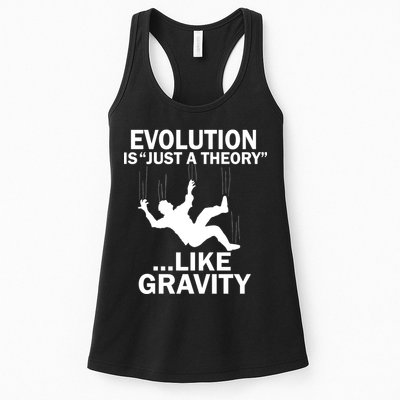 Evolution Is Just A Theory Like Gravity Womens Tank Top