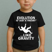 Evolution Is Just A Theory Like Gravity Toddler T-Shirt