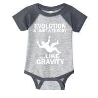 Evolution Is Just A Theory Like Gravity Infant Baby Jersey Bodysuit
