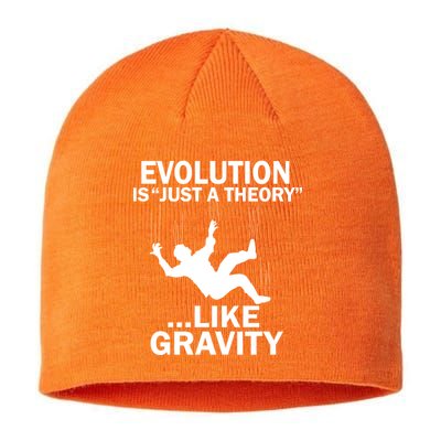 Evolution Is Just A Theory Like Gravity Sustainable Beanie