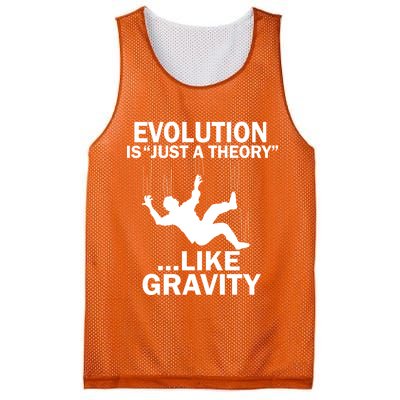 Evolution Is Just A Theory Like Gravity Mesh Reversible Basketball Jersey Tank