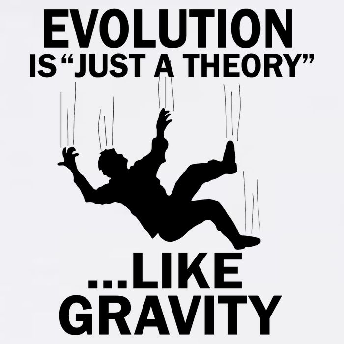 Evolution Is Just A Theory Like Gravity Garment-Dyed Sweatshirt