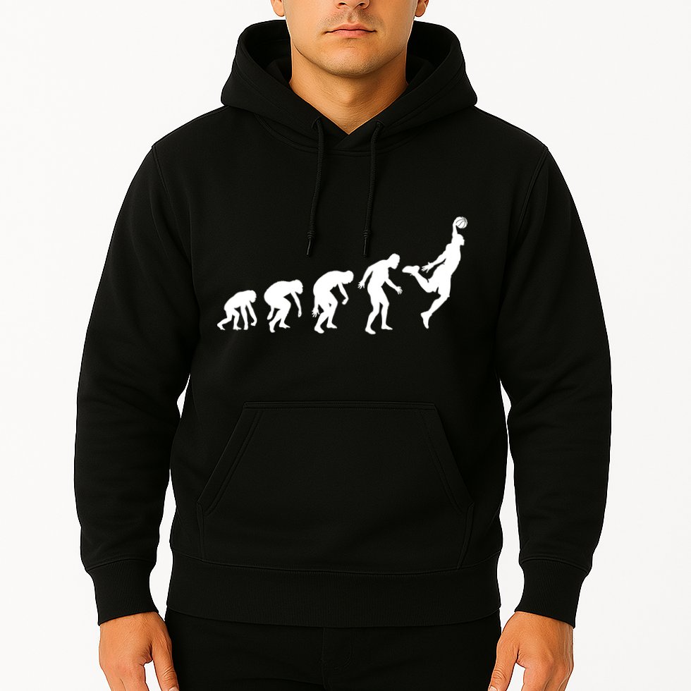 Evolution of a Hooper Basetball Player Design Hoodie