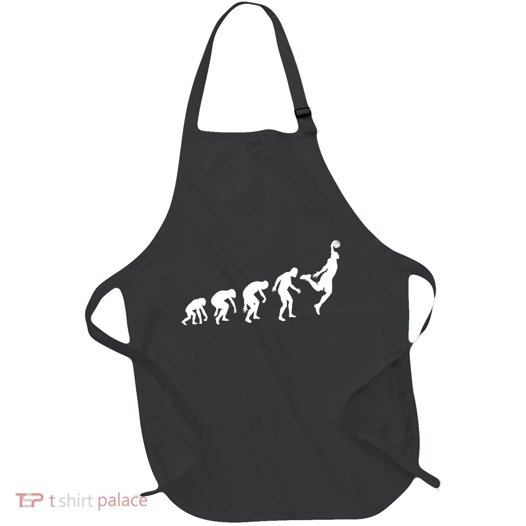 Evolution of a Hooper Basetball Player Design Full-Length Apron With Pockets