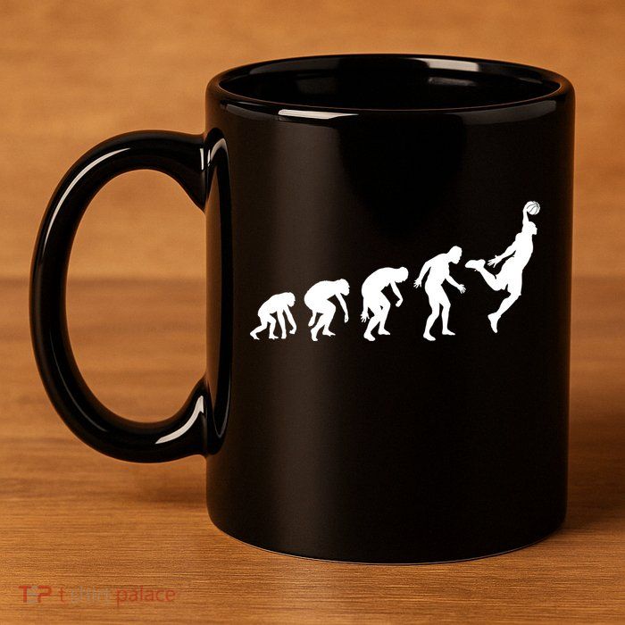 Evolution of a Hooper Basetball Player Design 11oz C Handle Ceramic Mug