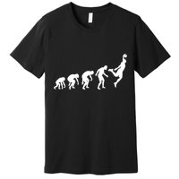 Evolution of a Hooper Basetball Player Design Premium T-Shirt
