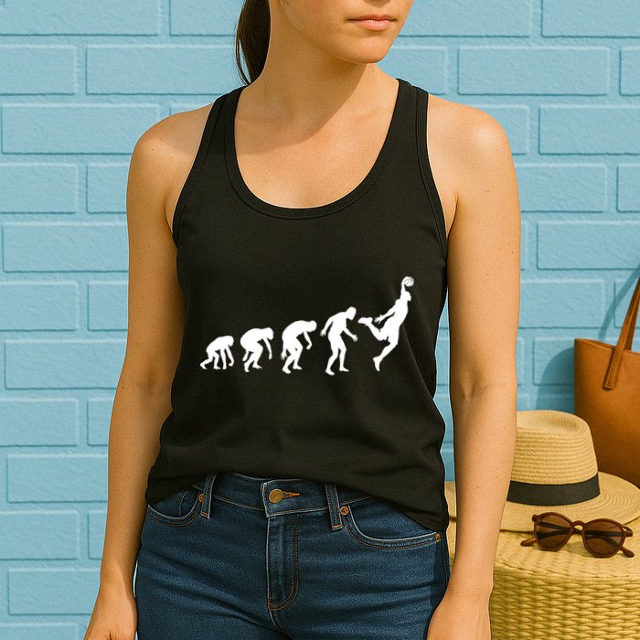 Evolution of a Hooper Basetball Player Design Womens Tank Top