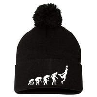 Evolution of a Hooper Basetball Player Design Pom Pom 12in Knit Beanie