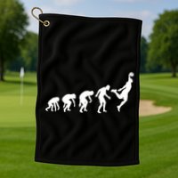 Evolution of a Hooper Basetball Player Design Golf Towel