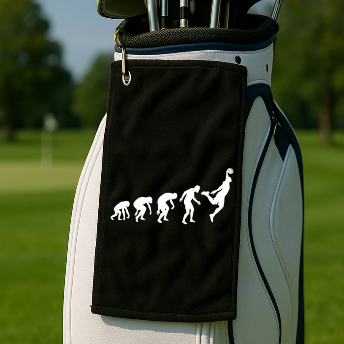 Evolution of a Hooper Basetball Player Design Golf Towel