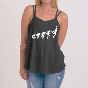 Evolution of a Hooper Basetball Player Design Women's Strappy Tank