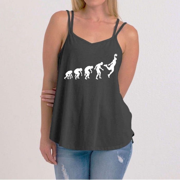 Evolution of a Hooper Basetball Player Design Women's Strappy Tank