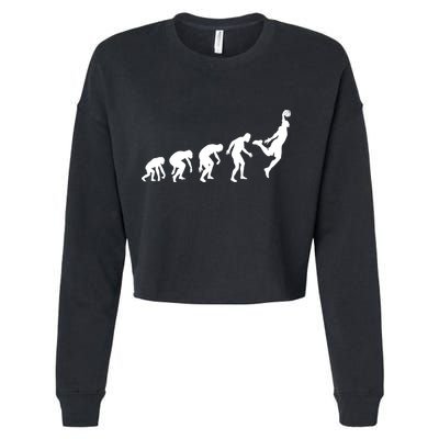 Evolution of a Hooper Basetball Player Design Cropped Pullover Crew