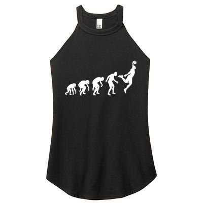 Evolution of a Hooper Basetball Player Design Women's Perfect Tri Rocker Tank