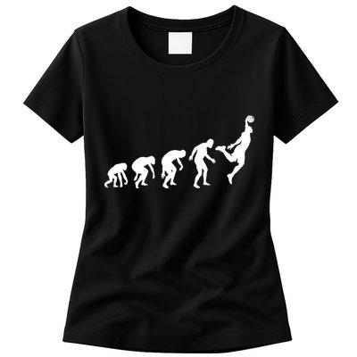 Evolution of a Hooper Basetball Player Design Womens T-Shirt
