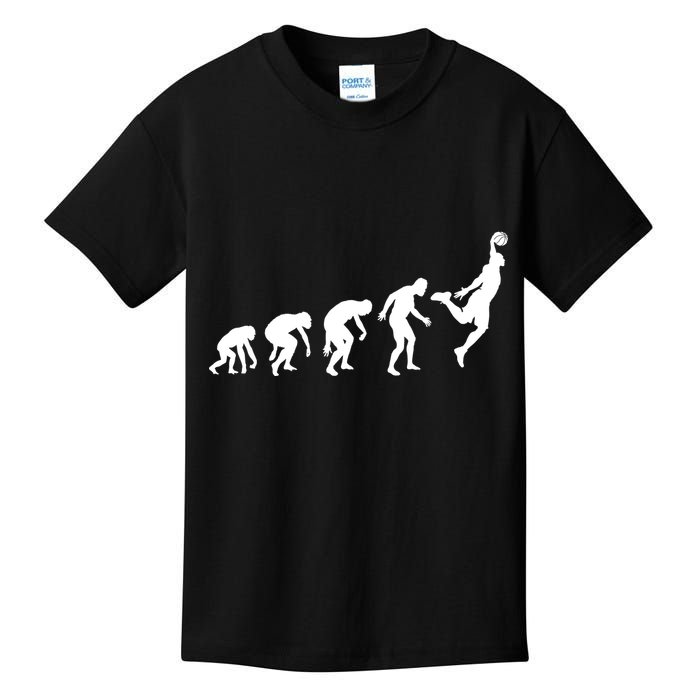 Evolution of a Hooper Basetball Player Design Kids T-Shirt