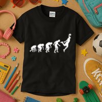 Evolution of a Hooper Basetball Player Design Kids T-Shirt